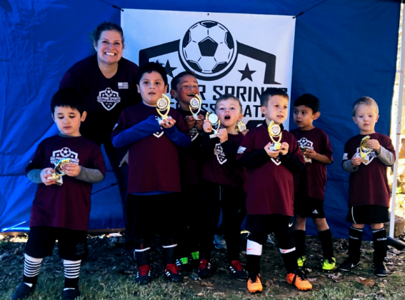 The Under 6 Maroon Team was coached by Lyndi Howell.