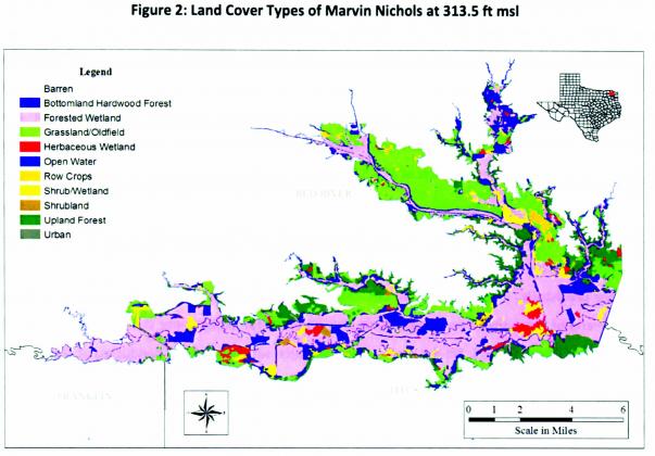 Types of ecological zones in the proposed Marvin Nichols reservoir/courtesy Bowie County Citizen's Tribune
