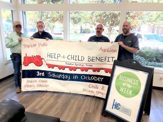 During the year 2020, The Hopkins County Chamber of Commerce is highlighting a business each week. Congratulate the Business of the Week for Oct. 15, Help-A-Child. Read biographical stories at the Hopkins County Chamber of Commerce’s Facebook and Instagram pages.  Courtesy/Hopkins County Chamber of Commerce