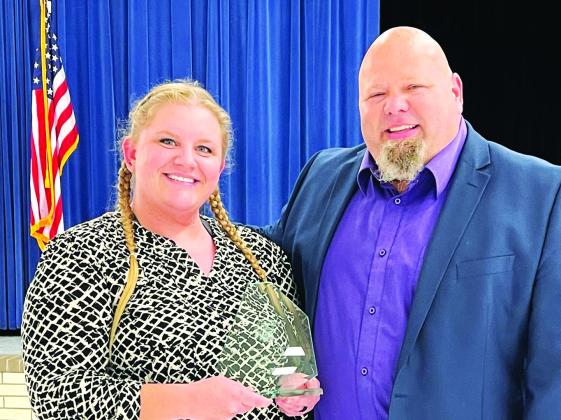 Terra Roberts, a third grade teacher at Como-Pickton Elementary, was named Como-Pickton CISD’s 2024 Elementary Teacher of the Year.