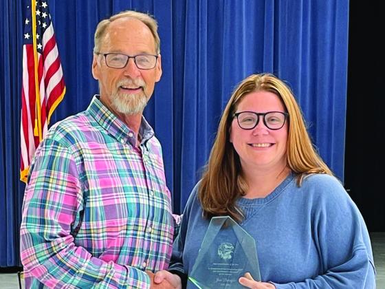 Como-Pickton High School math teacher Josie Burchfield was named High School Teacher of the Year.