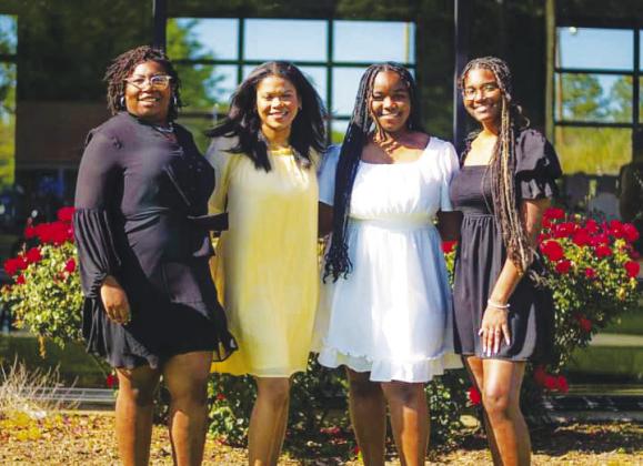 Recipients of 2023 Cassie Edwards Scholarships include, from left, Keziah Sims, Tamiyah Rose, Kayla Abron and Tia Nash. Award recipeints for 2024 will be announced at the CES Program Banquet April 13.