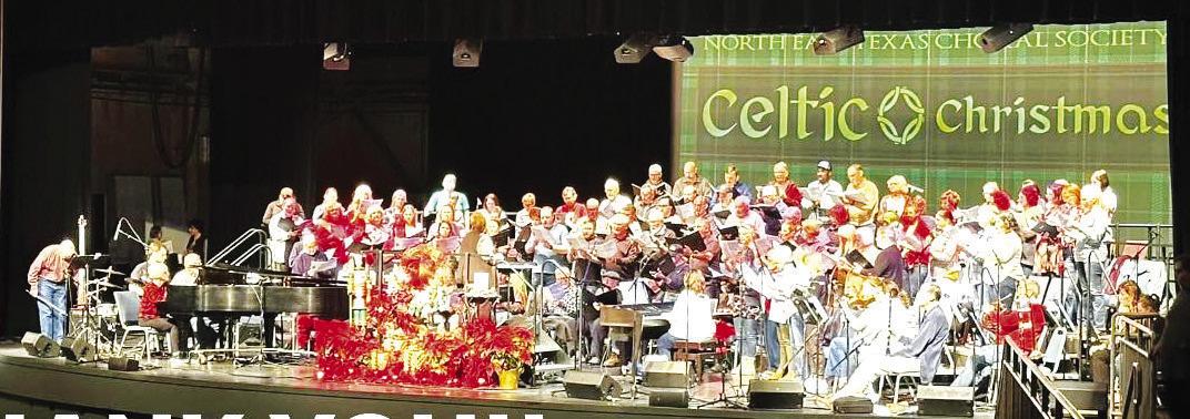 Northeast Texas Choral Society performs a Celtic Christmas program. Auditions for the spring concert are scheduled Jan. 13. Courtesy Photo