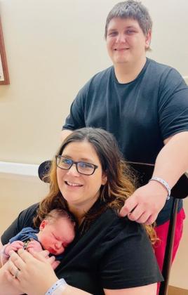 Baylor Emmitt Gregory was the first baby born at CHRISTUS Mother Frances Hospital – Sulphur Springs in 2024. Baylor was born at 12:43 p.m. Monday, Jan. 1. Baylor weighed 8 pounds, 13.8 ounces and was 21.5 inches long. Parents are Kenneth Gregory, Jr., and Cortnie Robbins. Baylor has three siblings, Fenris (4), Karter (2) and Piper (1). Delivery doctor was Dr. James Doughtie. CMFH-SS Photo