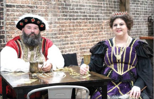 Bruce and Laura Taylor of Sulphur Springs dress as King Henry and Queen Anne. The couple will be leading the Royal Court at this year’s Shadow Renaissance Festival being held July 26-28 at the Hopkins County Regional Civic Center.