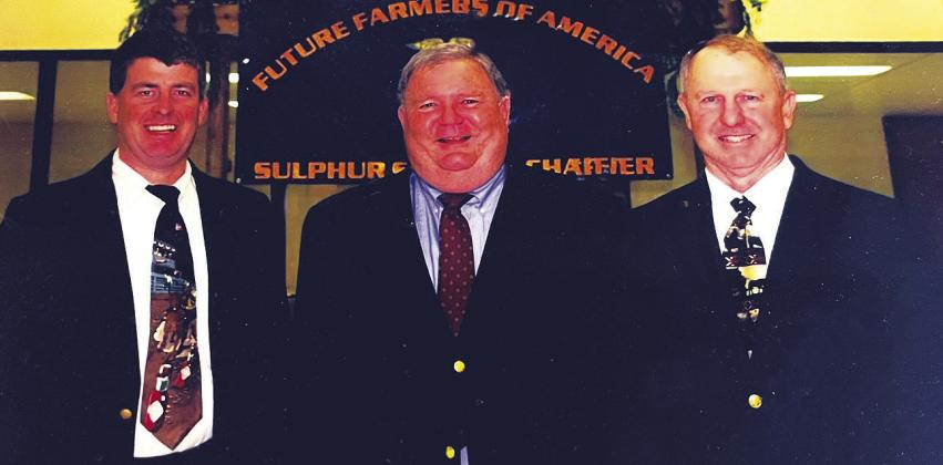 Former Sulphur Springs ISD agriculture teachers (from left) Dan Froneberger, John Boles and Danny Johnson have been inducted into the ATA Hall of Fame, as has (photo at right) Tom Howell.
