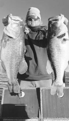 RECENT CATCH —Oklahoma big bass hunter Josh Jones claims he caught 31 bass over eight pounds at O.H. Ivie in a single day in mid-December, including two 13 pounders, four other double digits, 11 over nine pounds and 14 over eight pounds. The heaviest five added up to 61.37 pounds. Jones calls it the heaviest five-fish catch from a public lake ever recorded cast-to-catch on video.