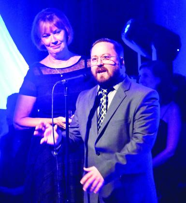 Emcees Enola Gay and Brad Cummings hosted the “Melodies of Broadway” event downtown at the Main Street Theatre this weekend. The showcase featured 10 artists, performing a multitude of musical selections from the modern and historic anthology of the American musical.