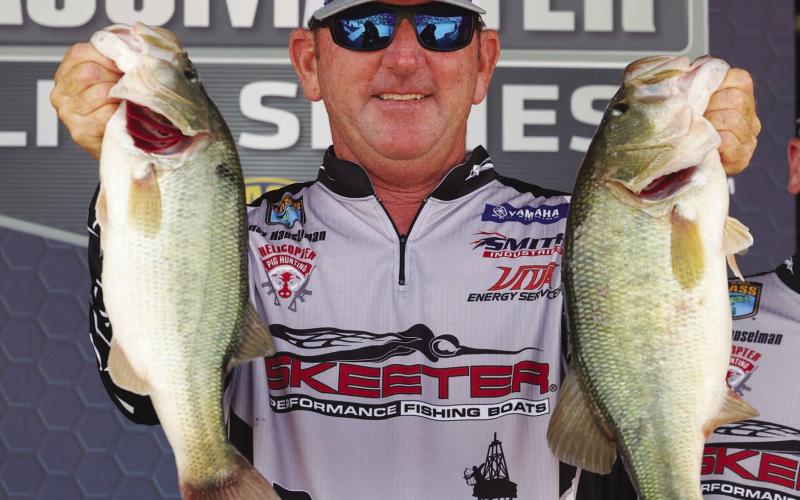 Texas bass professional Ray Hanselman finished second in the Bassmaster Elite Series event held recently on Wheeler Lake in Alabama. It’s his best finish since joining the tour in 2018. BASS Photo