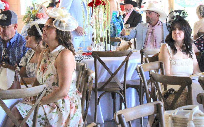 Members of the community gathered for the Third Annual Lake County CASA Derby Fundraiser at The Diamond at Star E. Ranch in Cumby on Saturday, May 2. The event raised more than $45,000 for CASA. Staff photo by Lexi Delarosa
