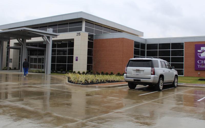 A ribbon cutting, blessing ceremony and tour of the new CHRISTUS Trinity Clinic was held Thursday morning. The clinic will officially open to patients Dec. 8. Staff photo by Faith Huffman