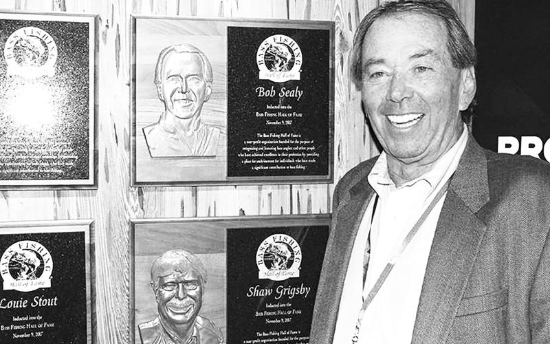 Bob Sealy of Brookeland passed away on July 2 following a battle with cancer. Sealy, 75, was founder of Sealy Outdoors and the Big Bass Splash, an amateur-only big bass tournament that launched on Sam Rayburn in 1984. He was inducted to the Legends of Outdoors Hall of Fame in 2014 and Bass Fishing Hall of Fame in 2017. Courtesy Photo/Bass Fishing Hall of Fame