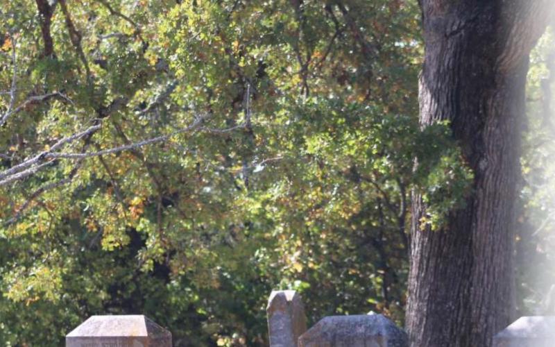 Auguier Cemetery, located north of Sulphur Springs in the Addran community, is rumored to have spirits roaming. It is still an active cemetery with an association to maintain it. File