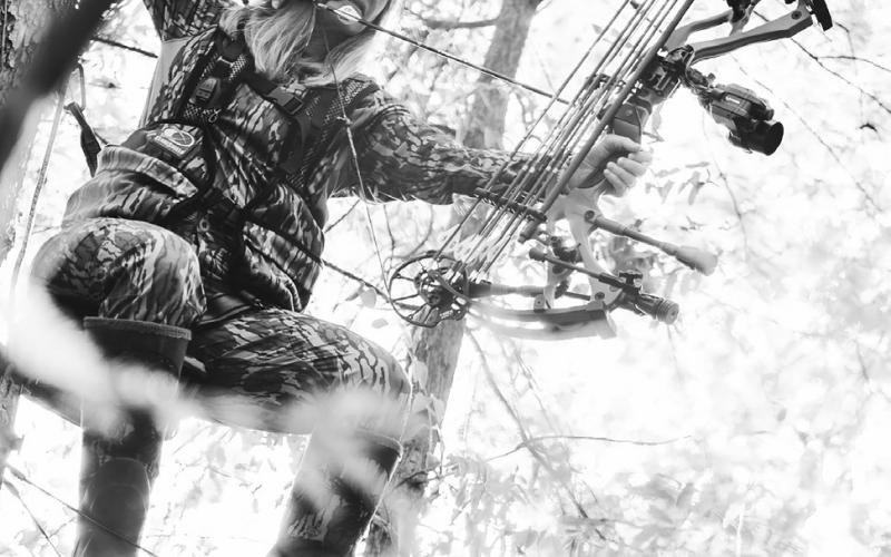 Hunting from elevated tree stands is a great way to help beat the whitetail's keen eyesight and sense of smell, but hunters should always take safety measures to prevent unexpected falls. Wearing a safety harness that is properly attached to a safety line like the Hunter Safety Systems Lifeline is always advised when hunting above ground. Photo Courtesy/ Hunter Safety Systems