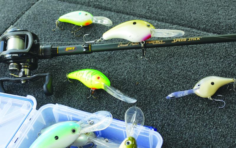 Crank baits come in assorted colors. Stick with colors that closely match the color of the bass’ primary forage. Shad, bream and crawfish are hard to beat on Texas lakes. Photo by Matt Williams